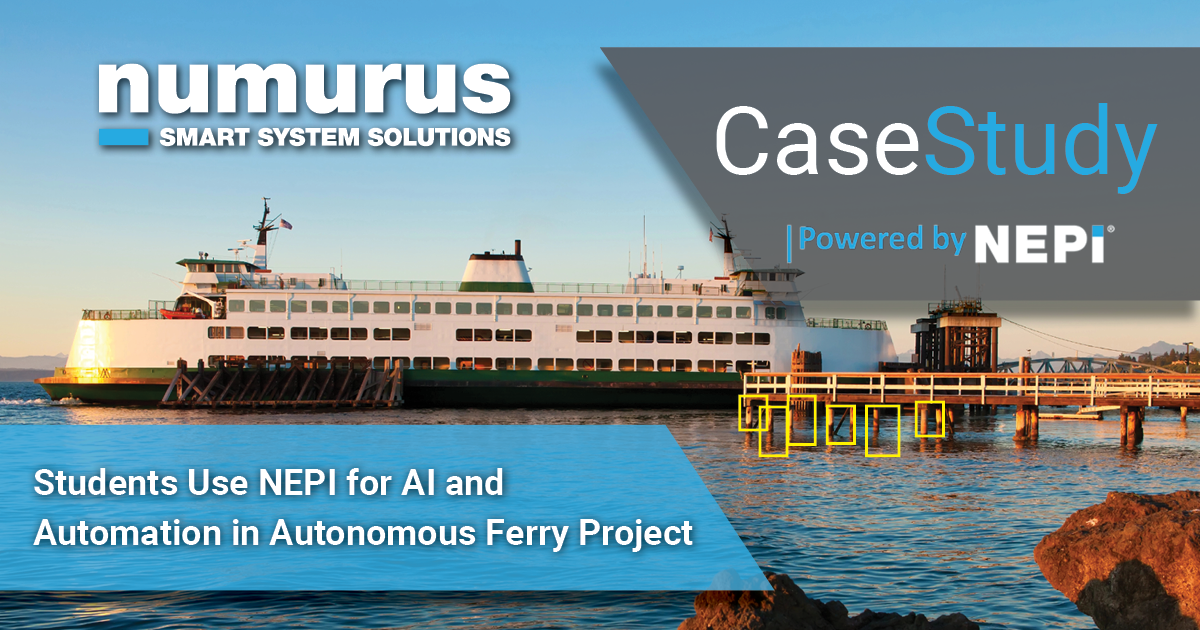 UW Tacoma autonomous ferry project using NEPI for sensor and AI management