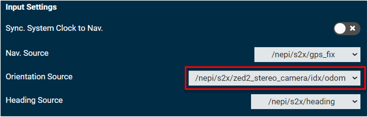 A blue background with a red box with text Description automatically generated