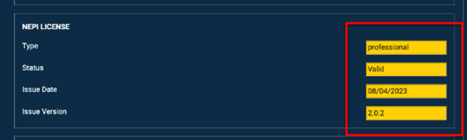 A blue rectangle with white lines Description automatically generated