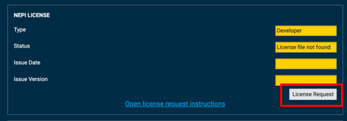 A blue rectangular object with text Description automatically generated